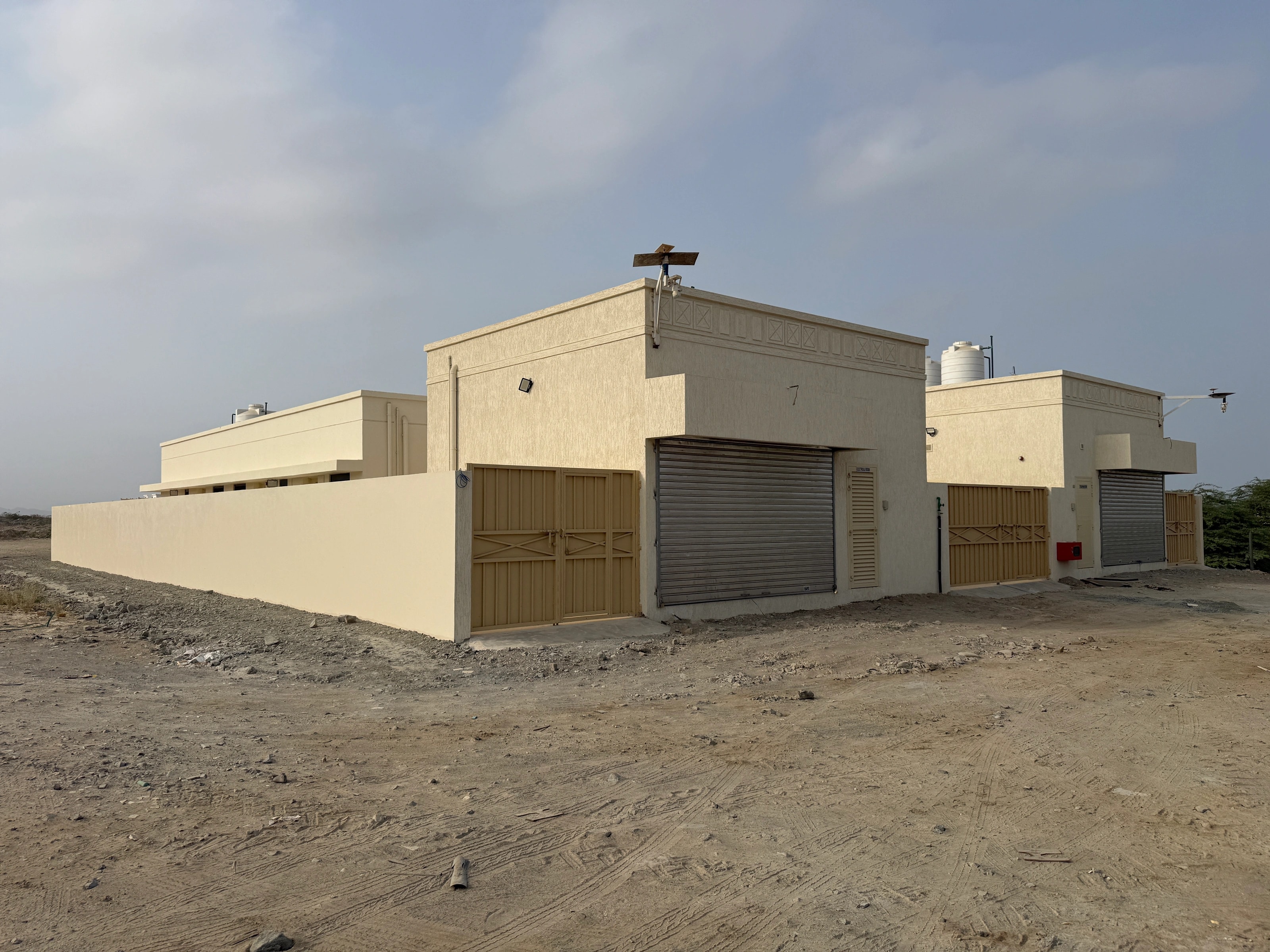 Labour Camp with Shop front, Kalba New Industrial, Design